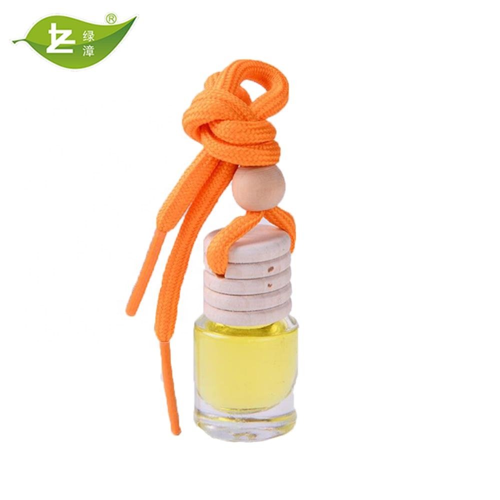 Manufacturer low price latest Popular Glass Bottle car Perfume liquid Car Air Freshener with hanger