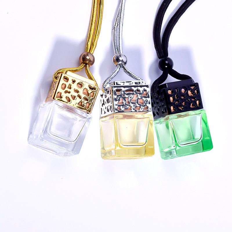 Luxury Custom Private logo dispend empty Glass Bottle car air fresh