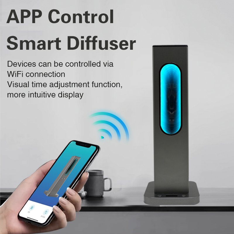 Smart-Life App Control Intelligence Home Waterless Rechargeable Oil Aroma Diffusers Home Commerical Aromatherapy Air Purifier