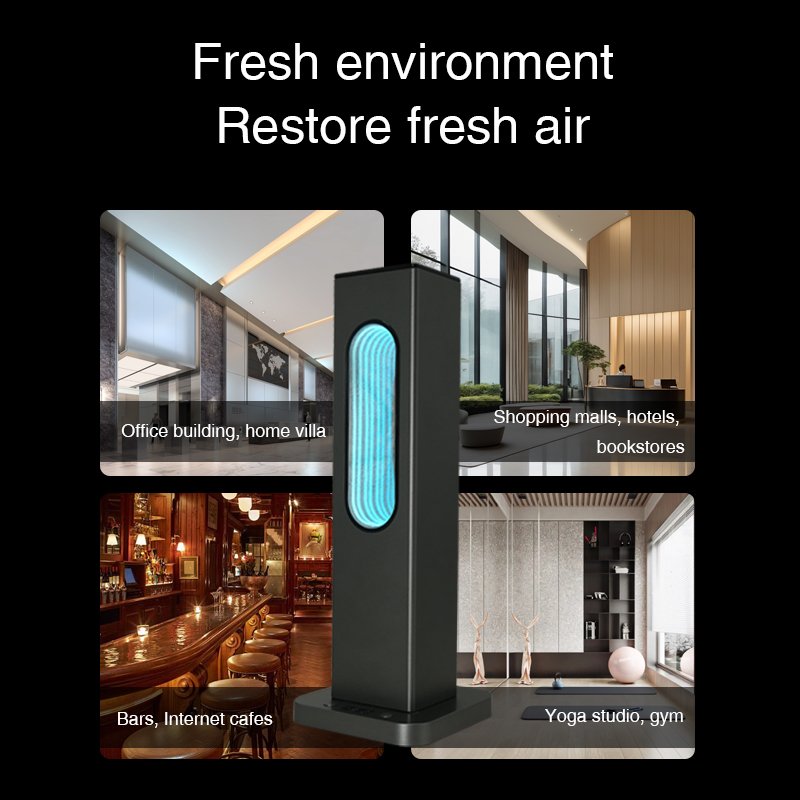 Smart-Life App Control Intelligence Home Waterless Rechargeable Oil Aroma Diffusers Home Commerical Aromatherapy Air Purifier