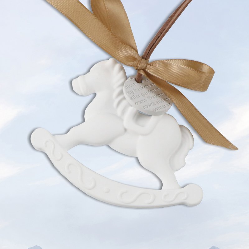 FinRu Wholesale Hanging Car Wardrobe Air Freshener Scented Ceramic Aroma Plaster Porcelain Flower Fragrance Oil Diffuser