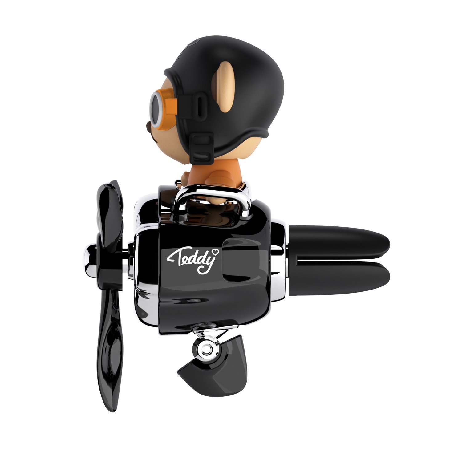 Bear Pilot Car Air Freshener Propeller Vent Clip
