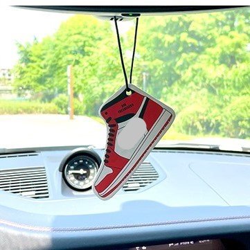 manufacturers custom oem sneakers fragrance cotton paper material AJ car air freshener
