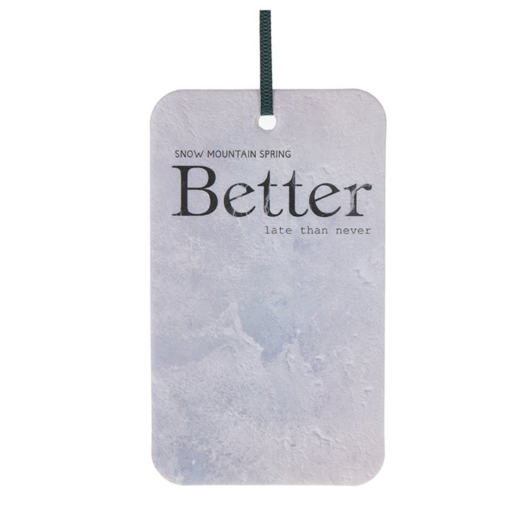 Enjoy Everyday Personalized Design Car Air Freshener Perfume Hanging Paper Aromatherapy Air Cleaner Custom Scented Paper Card