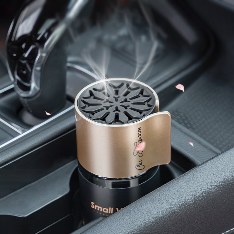 New Arrival 2024 Long-Lasting Diffuser Car Freshener Gold Black Custom Perfume For Car Air Fresheners