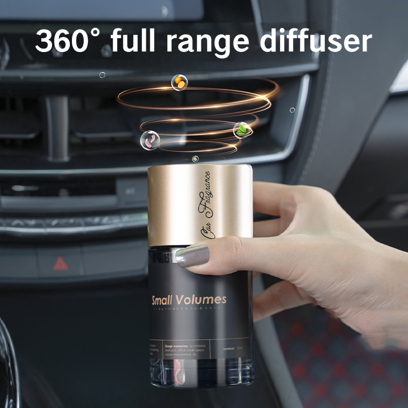 New Arrival 2024 Long-Lasting Diffuser Car Freshener Gold Black Custom Perfume For Car Air Fresheners