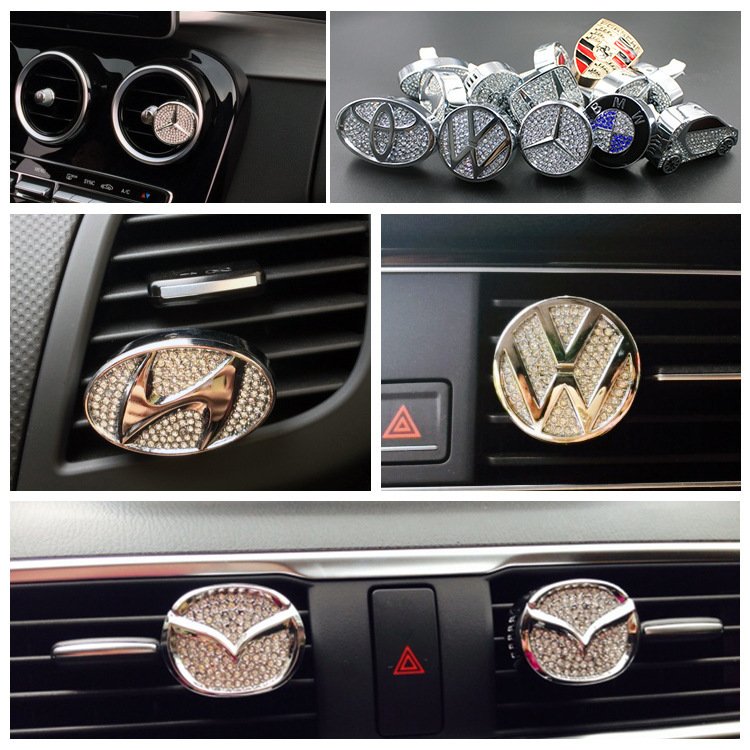 New Design Luxury Interior Vehicle Perfume Diffuser Vent Clip Diffuser Car Air Freshener for Cars High-end Packaging In Stock