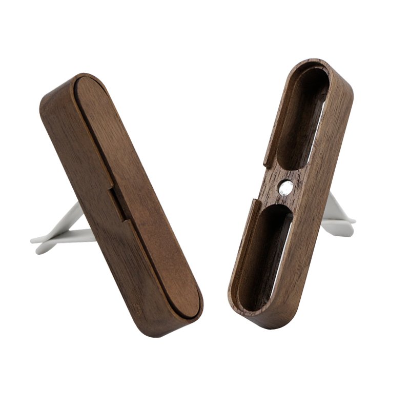 High Quality Walnut Car Aromatherapy Car Perfume Long-lasting Fragrance Car Decoration Durable Light Fragrance
