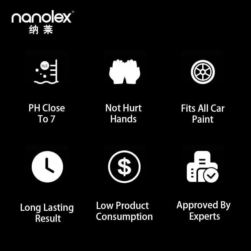 Nanolex Super High Quality Concentrated Car Wash Shampoo Wax Oem Car Shampoo 20l Waterless Surface Clean Exterior Car Wash