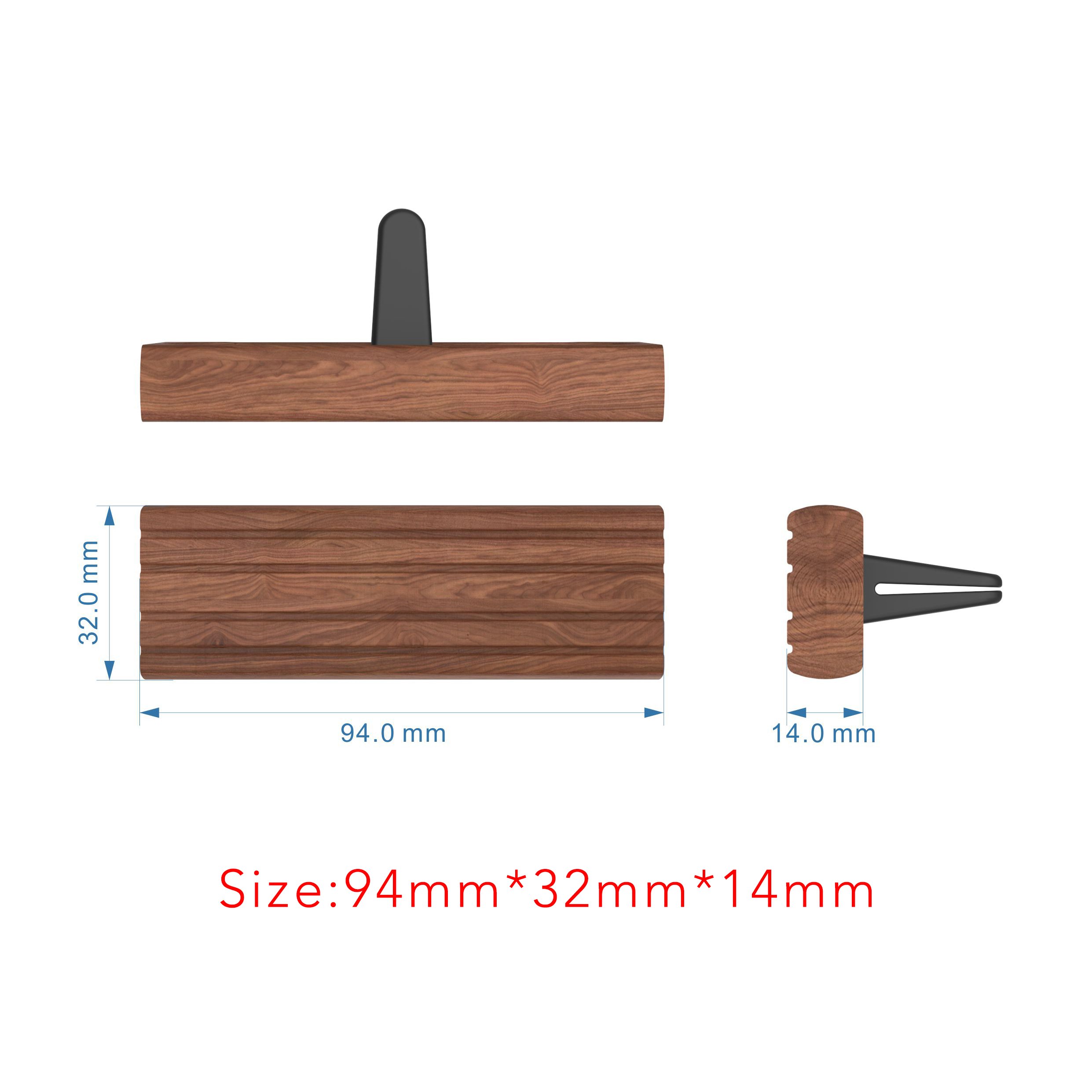 Santo Wooden car vent clip air freshener car parfums for auto