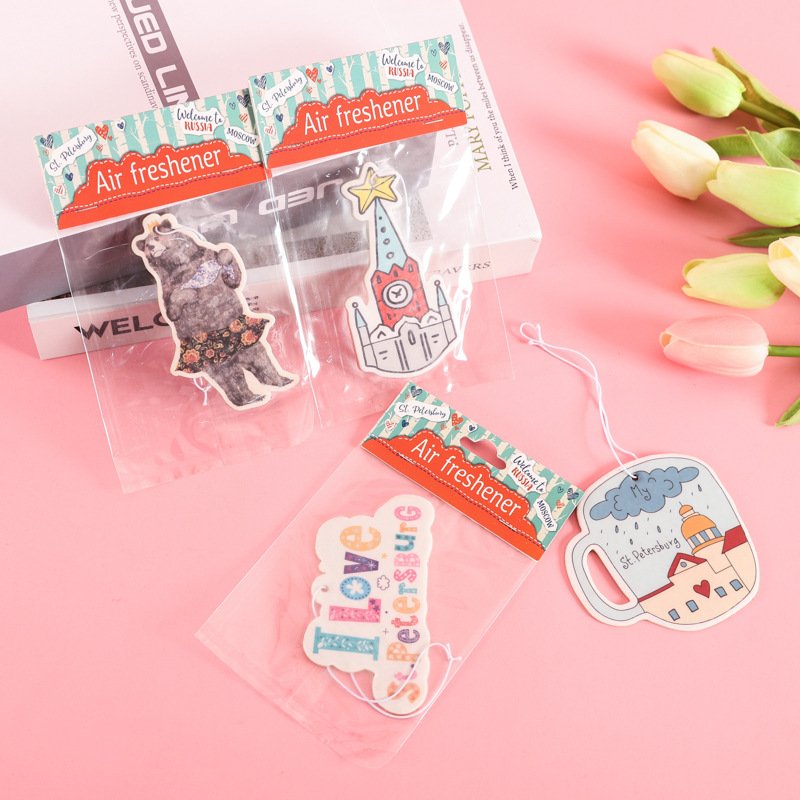 Hot selling cartoon fragrance car air fresheners car accessories air freshener