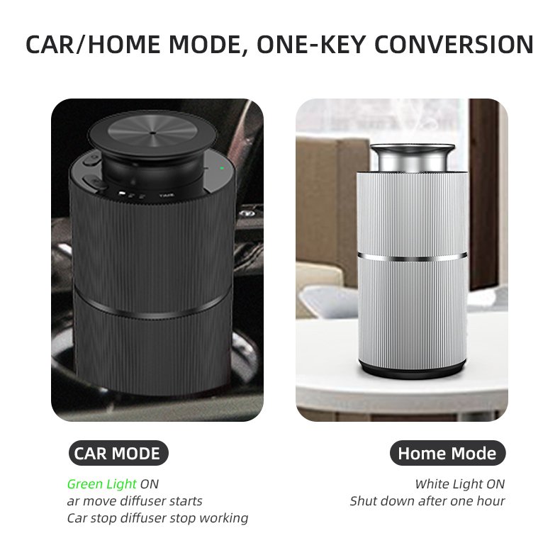 DADB 2 In 1 Car & Home Scent Diffuser Luxury 2023 Aromatherapy Electric Car Aroma Diffuser Air Freshener