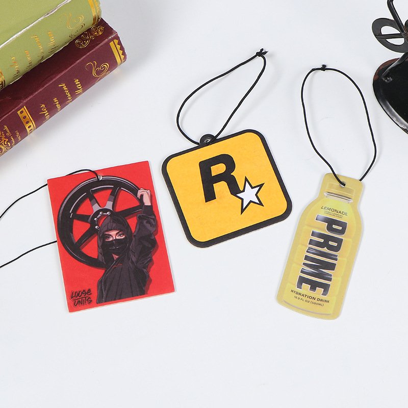 Portable Paper Car Air Freshener Solid Fragrances Box Options Cologne Rose Lavender Ocean Orange Lily Pear Windshield Use