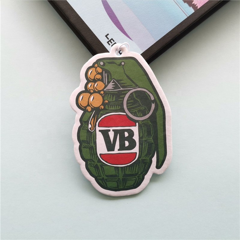 Custom Fashion Design Various Scents Printed With Customized Logo High Quality Manufacture Perfumed Hanging Car Air Freshener