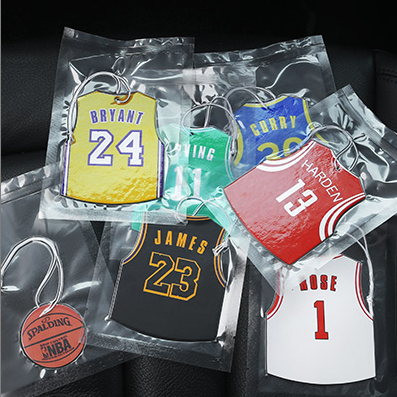 2023 Best price oem customised fancy Cartoon jersey aromatherapy car air freshener