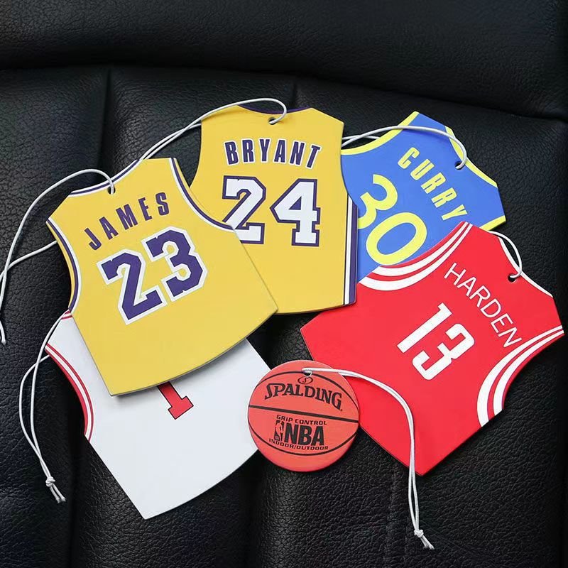 2023 Best price oem customised fancy Cartoon jersey aromatherapy car air freshener