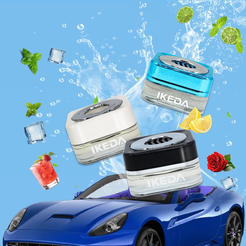 IKEDA Promotional Customization fragrance gel toilet cleaner gel air freshener container