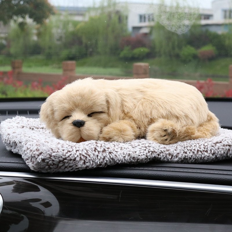200g Modern Lovely Simulation Dog Air Purifier Activated Charcoal Odor Removing Car Freshener for Home and Office Birthday Gift