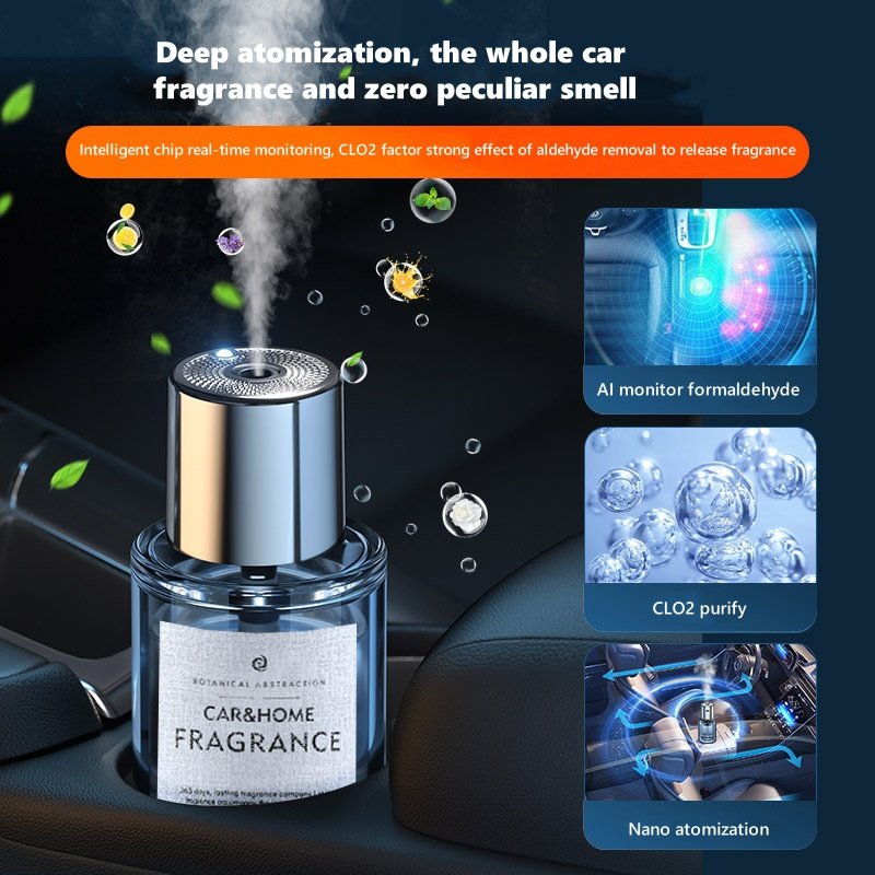 Portable Auto Perfume Liquid Glass Vehicle Deodorizer Smart Car Air Freshener Scent Diffuser Air Car Freshener
