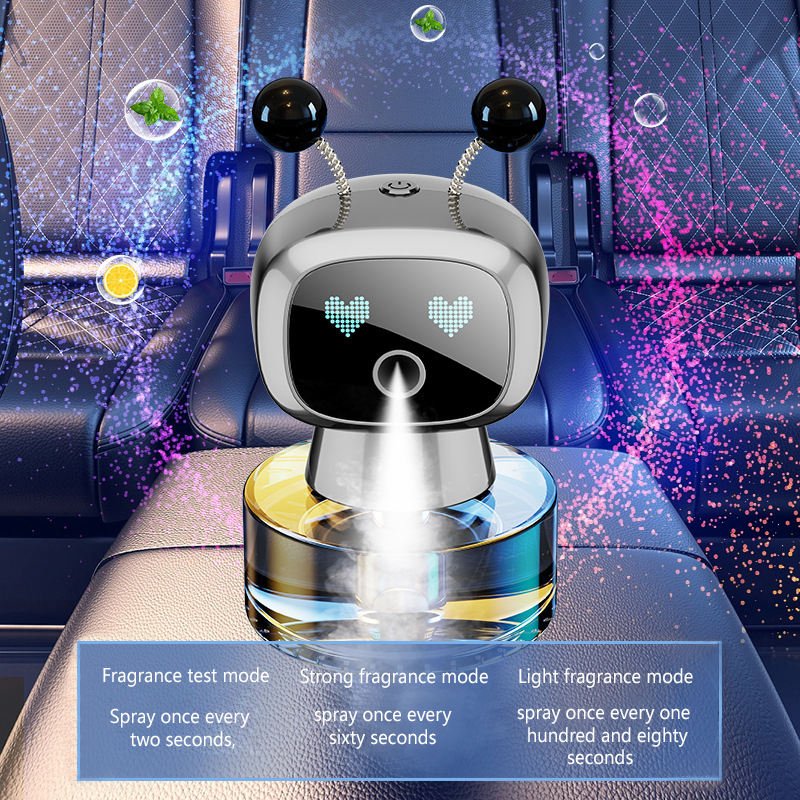 AI smart aromatherapy machine automatic fragrance spraying robot car ornaments car perfume car fragrance
