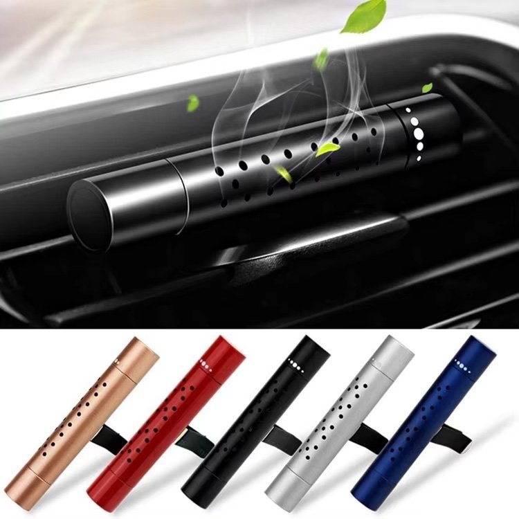 Custom good quality new car fragrance diffuser luxury bulk scented colorful air vent clip car air freshener diffuser