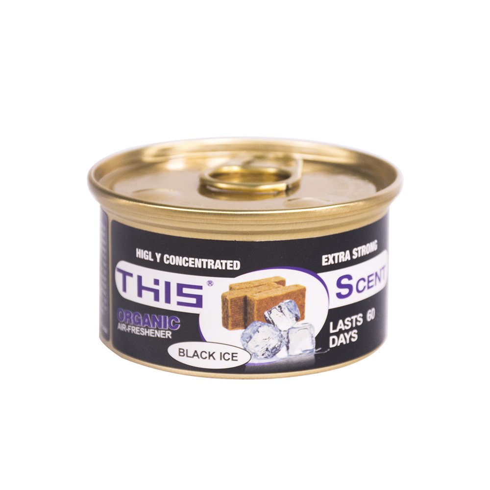 auto perfume Diffuser interior Essential Purifier Aroma Organic Spillproof tin Can block Wooden circle car air freshener