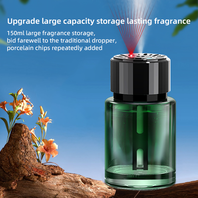 Large Capacity Long Lasting150ml Custom Car Freshener Liquid Car Luxury Perfume Smart Intelligent With Light