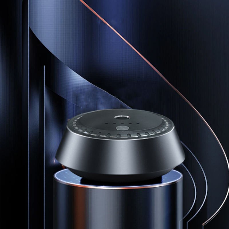 Smart Ultrasonic Car Portable Aroma Diffuser Aromatherapy Machine Starts Automatic Spray Metallic Texture for car
