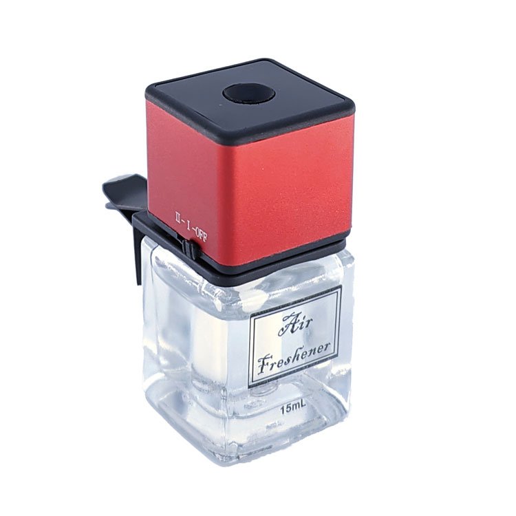 2024 Hot Sales Electronic Car Perfume Diffuser Auto ON-FF Glass Air Vent with Fragrance Capacity Liquid Essential Oil Diffuser