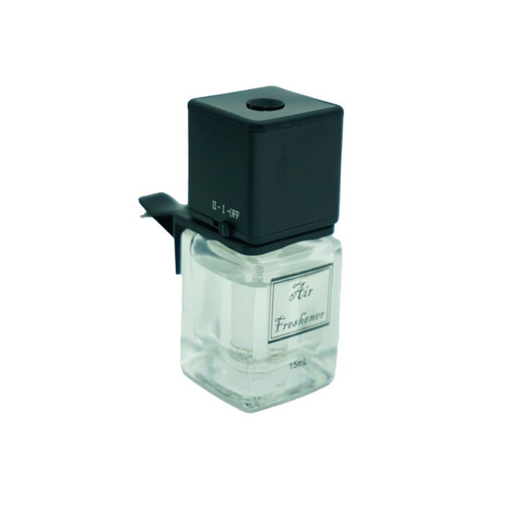 2024 Hot Sales Electronic Car Perfume Diffuser Auto ON-FF Glass Air Vent with Fragrance Capacity Liquid Essential Oil Diffuser