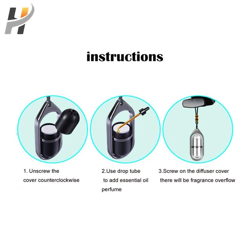 Car Perfume Pendant Air Freshener Essential Oil Diffuser Cute Car Rear View Mirror Accessories Hanging Decor car aromatherapy