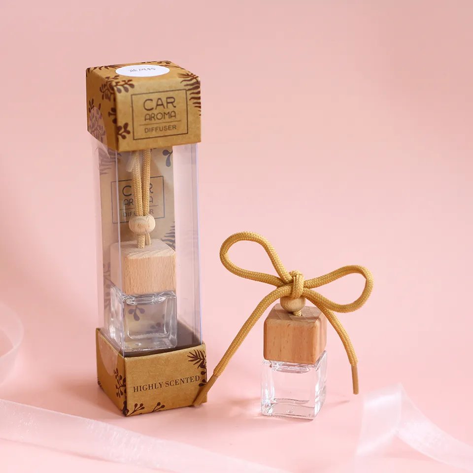 Simple Beauty Essential Oil Hanging Bottle Aroma Fragrance Diffuser Car Scent Freshener