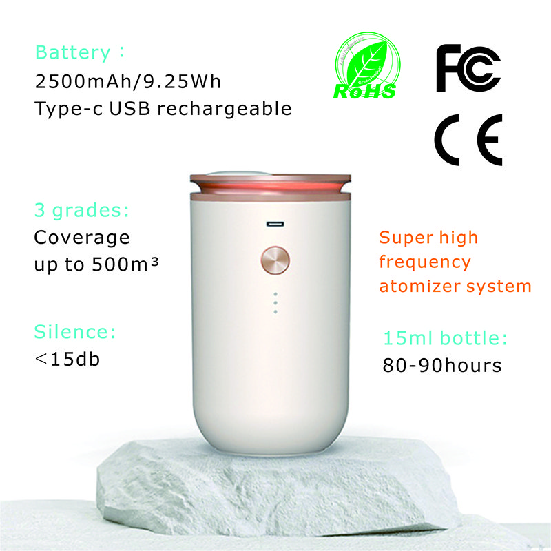 Hot Sale Aroma Diffusers Waterless Car Sensor Fresher Air Machine Scent Manufacturing Machines Car Freshening Equipment