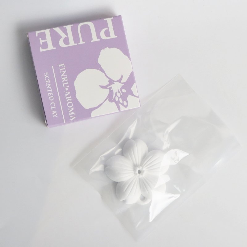 FINRU Wholesale Car Interior Decoration Hanging Wardrobe Air Freshener Scented Ceramic Aroma Flower Home Fragrance Oil Diffuser