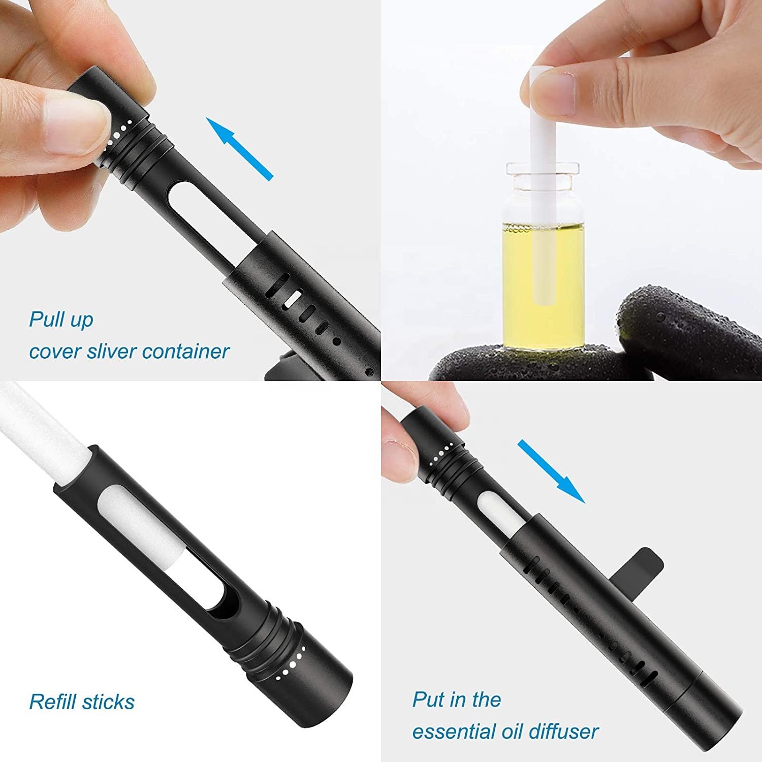 High quality long lasting scent customized car vent air freshener diffuser clip car perfume for auto or home