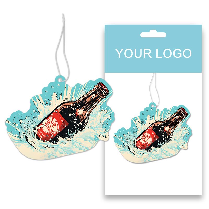 customized logo air freshener new car scent Design Aroma Hanging Air Freshener/Custom Paper Car Air Freshener