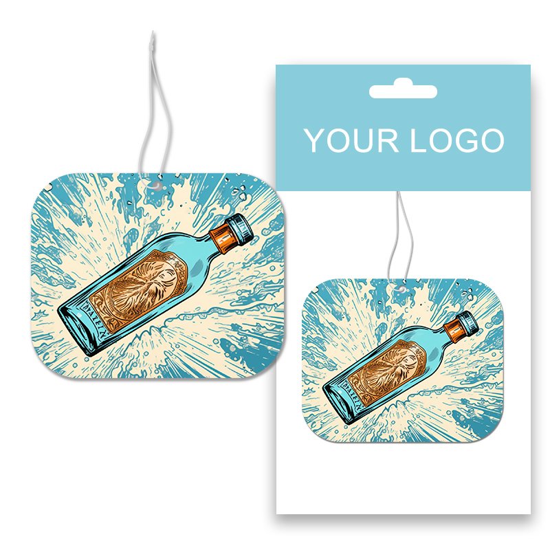 customized logo air freshener new car scent Design Aroma Hanging Air Freshener/Custom Paper Car Air Freshener