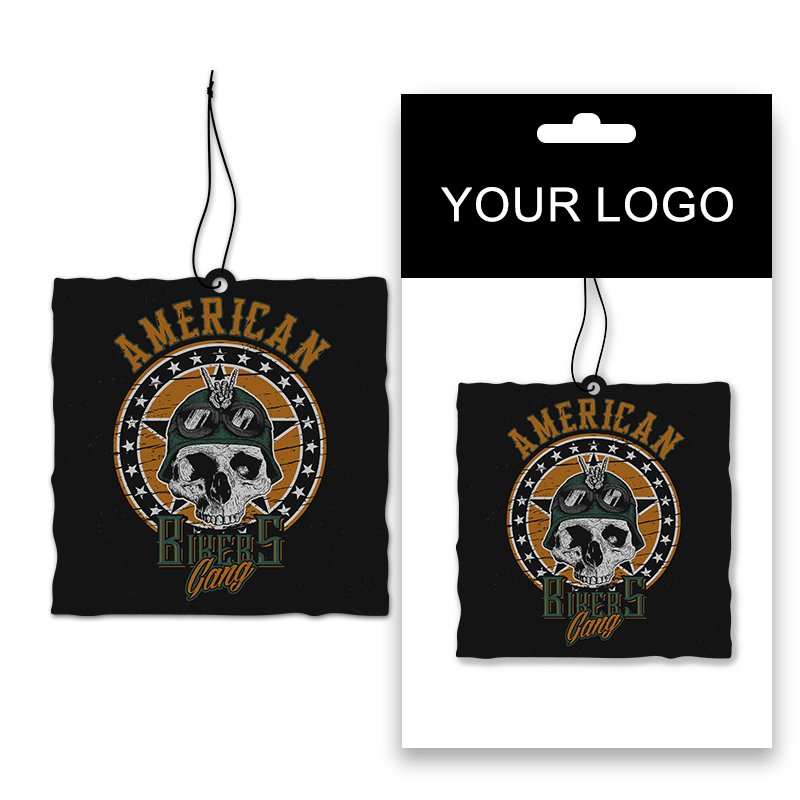 customized logo air freshener new car scent Design Aroma Hanging Air Freshener/Custom Paper Car Air Freshener