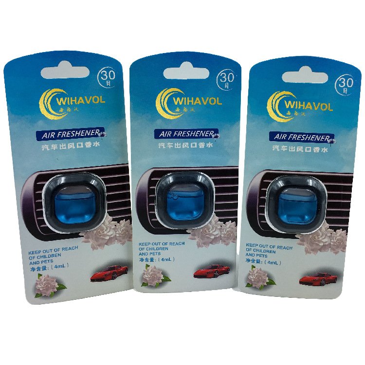 High quality Scent Initial oil Liquid Automotive Perfume diffuser vent clamp Automotive air freshener