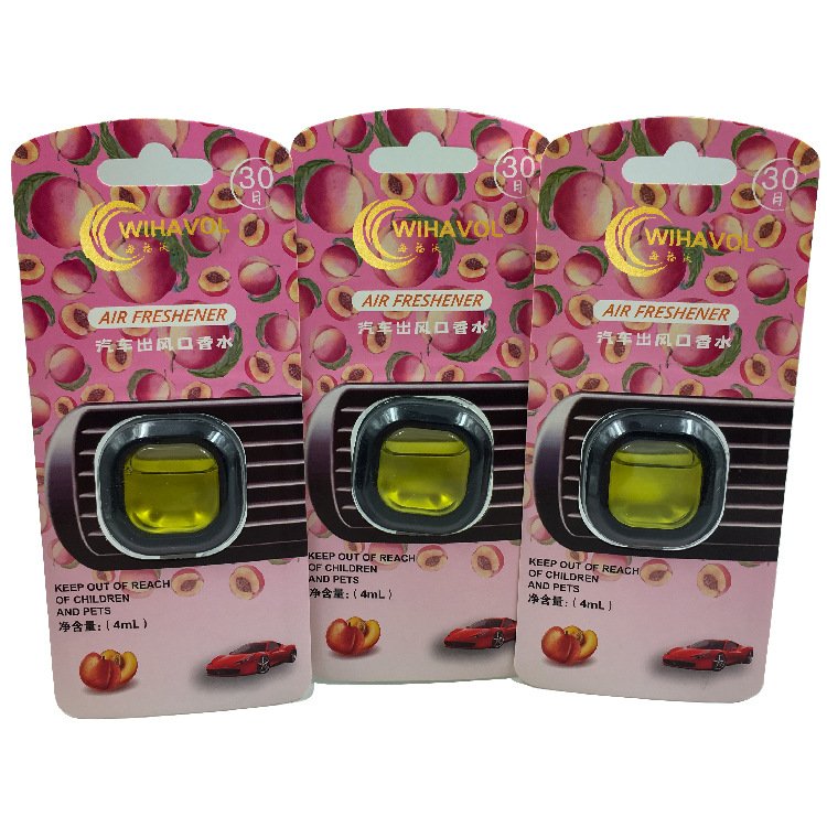 High quality Scent Initial oil Liquid Automotive Perfume diffuser vent clamp Automotive air freshener