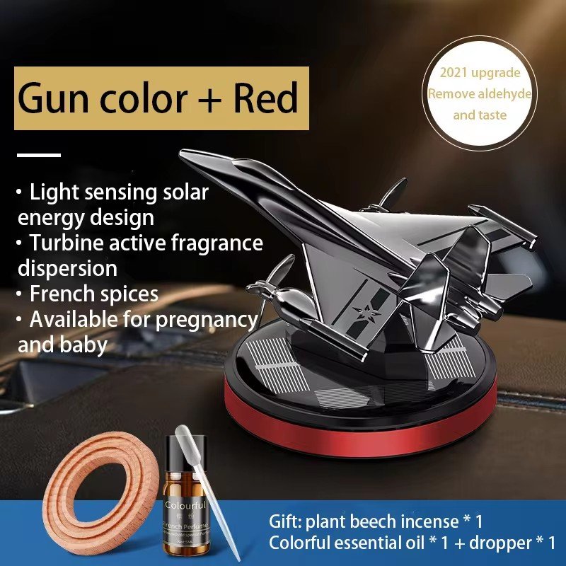 Best solar helicopter car aromaauto rotation diffuser air freshener dashboard portable fragrance car perfume