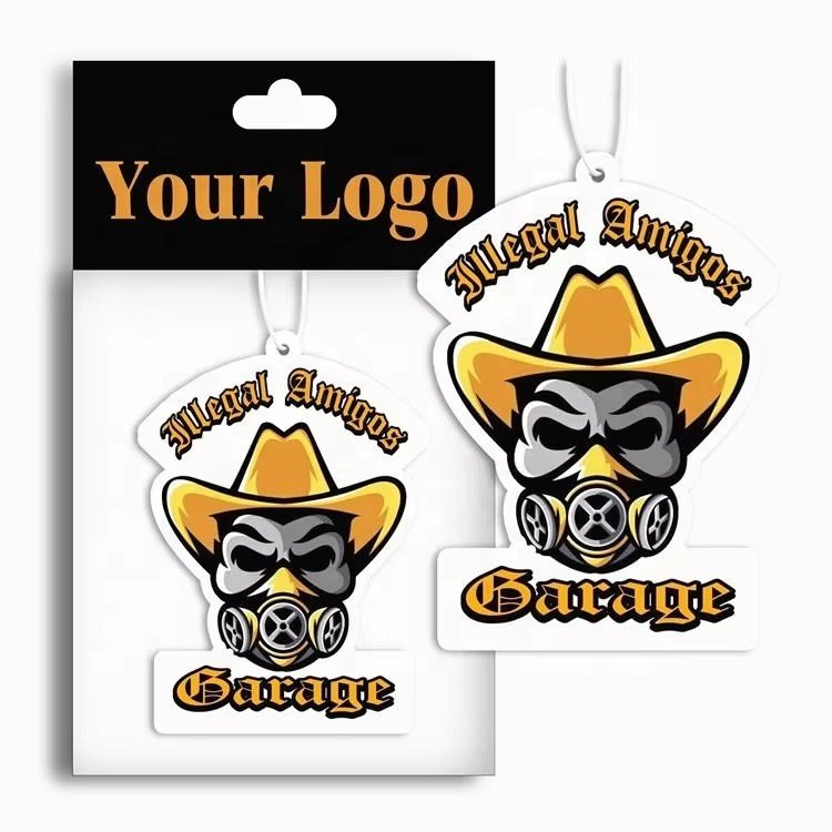 Air Freshener & Fragrance Pendant Advertising Paper Car Perfume for In-Car Use Gift with Aromatherapy Card