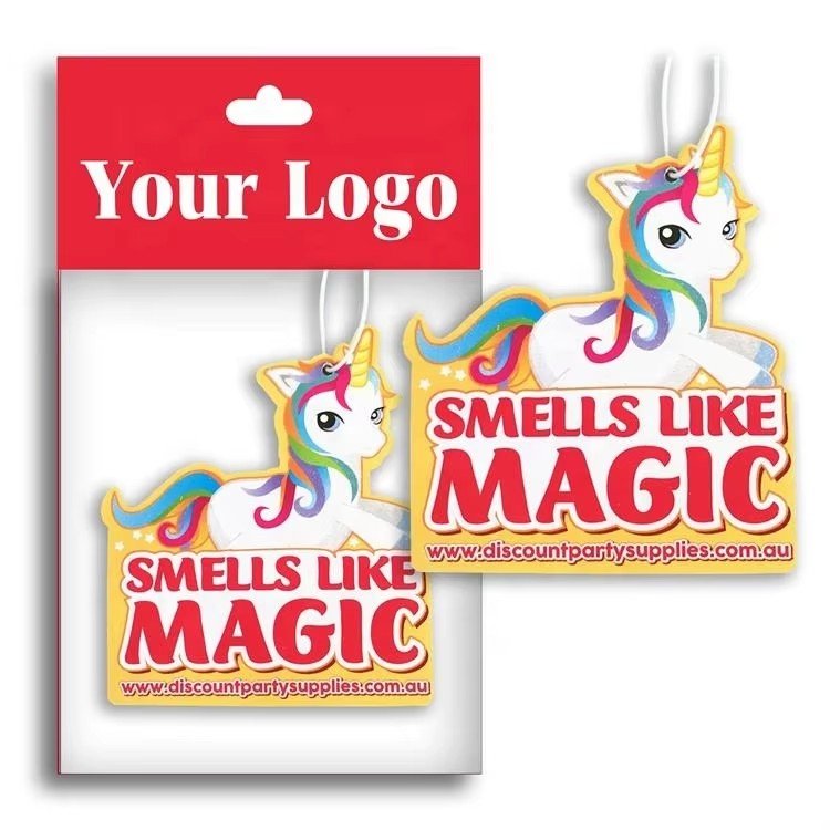 Air Freshener & Fragrance Pendant Advertising Paper Car Perfume for In-Car Use Gift with Aromatherapy Card
