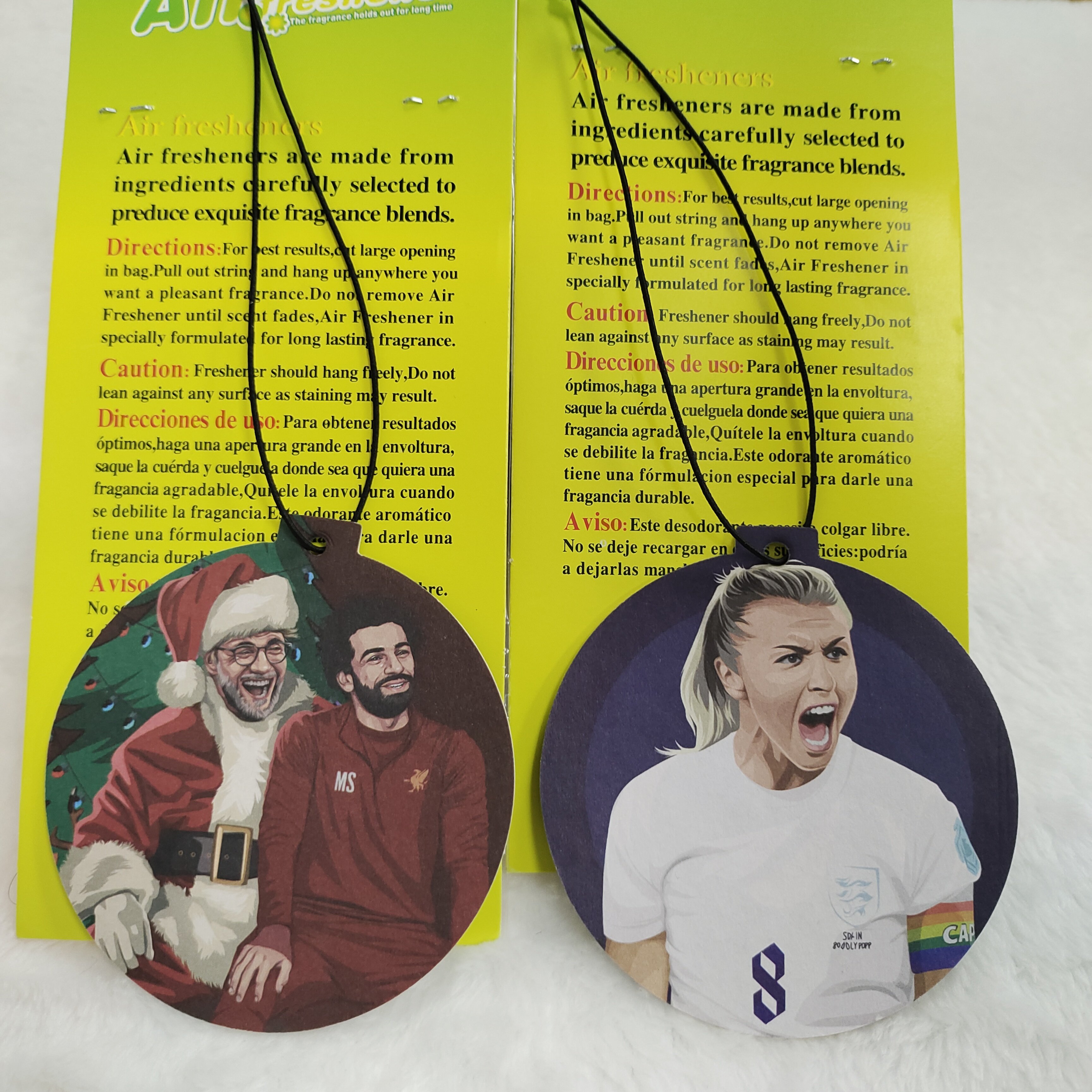 Personalised custom name free gaza free palestine paper car hanging air freshener for home fragrance