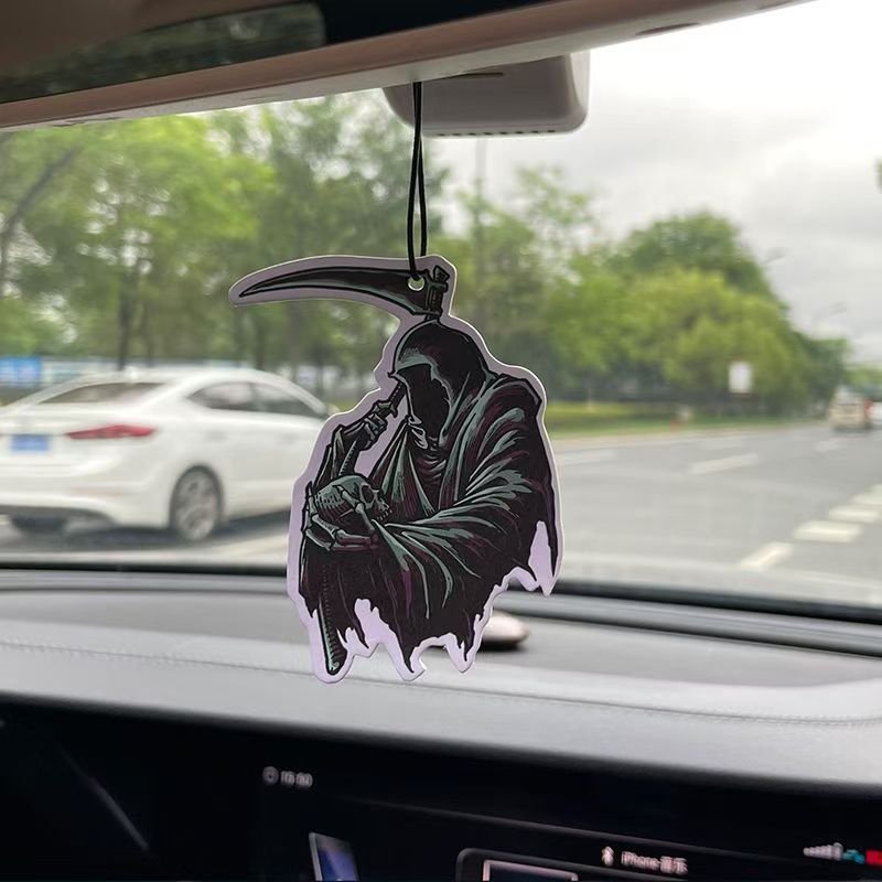 Hot custom Skeleton Hilton Hotel Air freshener Car Aromatherapy car perfume paper Car air freshener custom gift