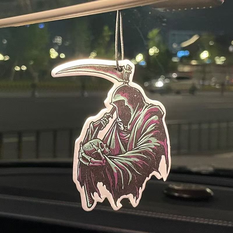 Hot custom Skeleton Hilton Hotel Air freshener Car Aromatherapy car perfume paper Car air freshener custom gift