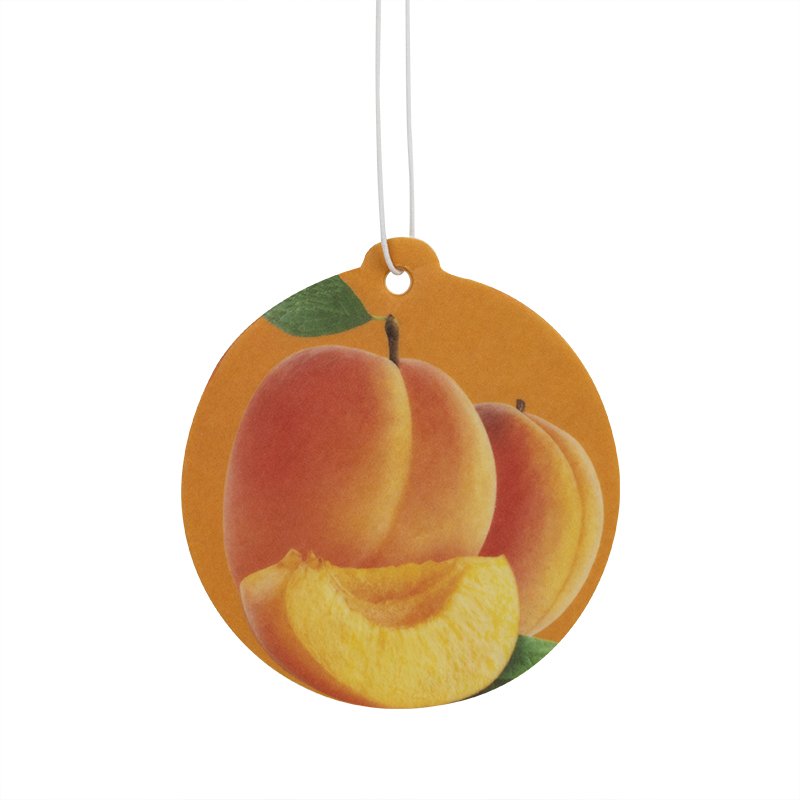 Bulk Absorbent Cotton Paper eco-friendly custom cardboard shape tree hanging fruit car air fresheners air freshener for car
