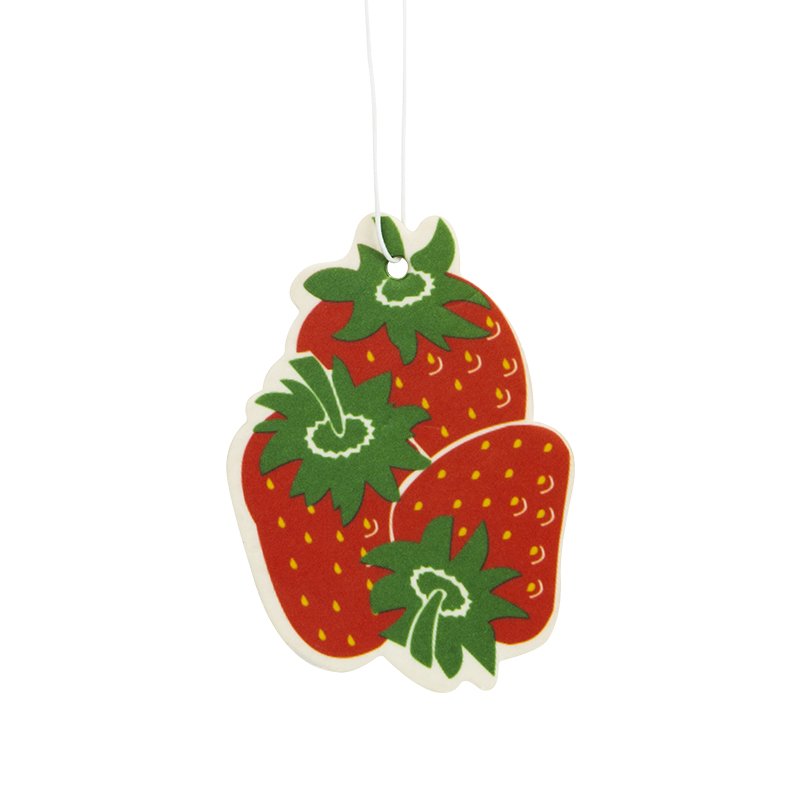 Bulk Absorbent Cotton Paper eco-friendly custom cardboard shape tree hanging fruit car air fresheners air freshener for car