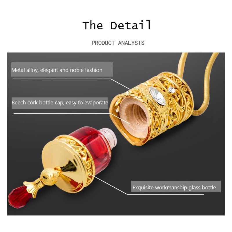 New Product Empty Bottle 10 Ml Car Air Fresher Smell Aroma Styling Air Vent Perfume Parfum Flavoring Car Diffuser