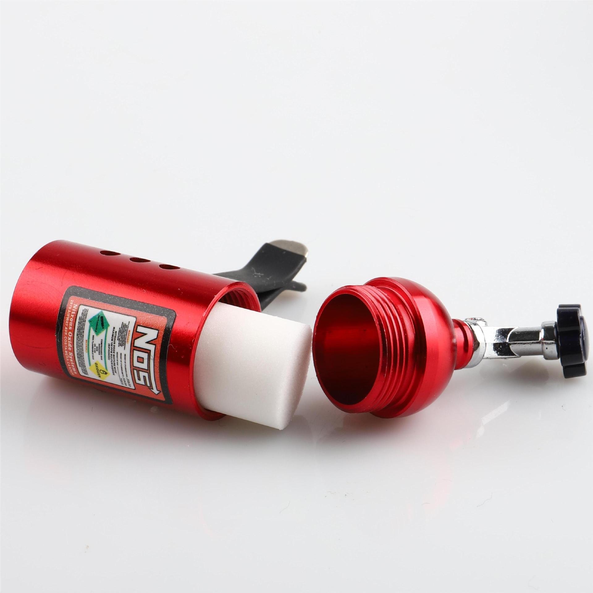 Car Air Freshener Blue Billet Aluminium Nitrogen Bottle Scent Boxed Perfume Refill Freshener Car Air Vent Clip